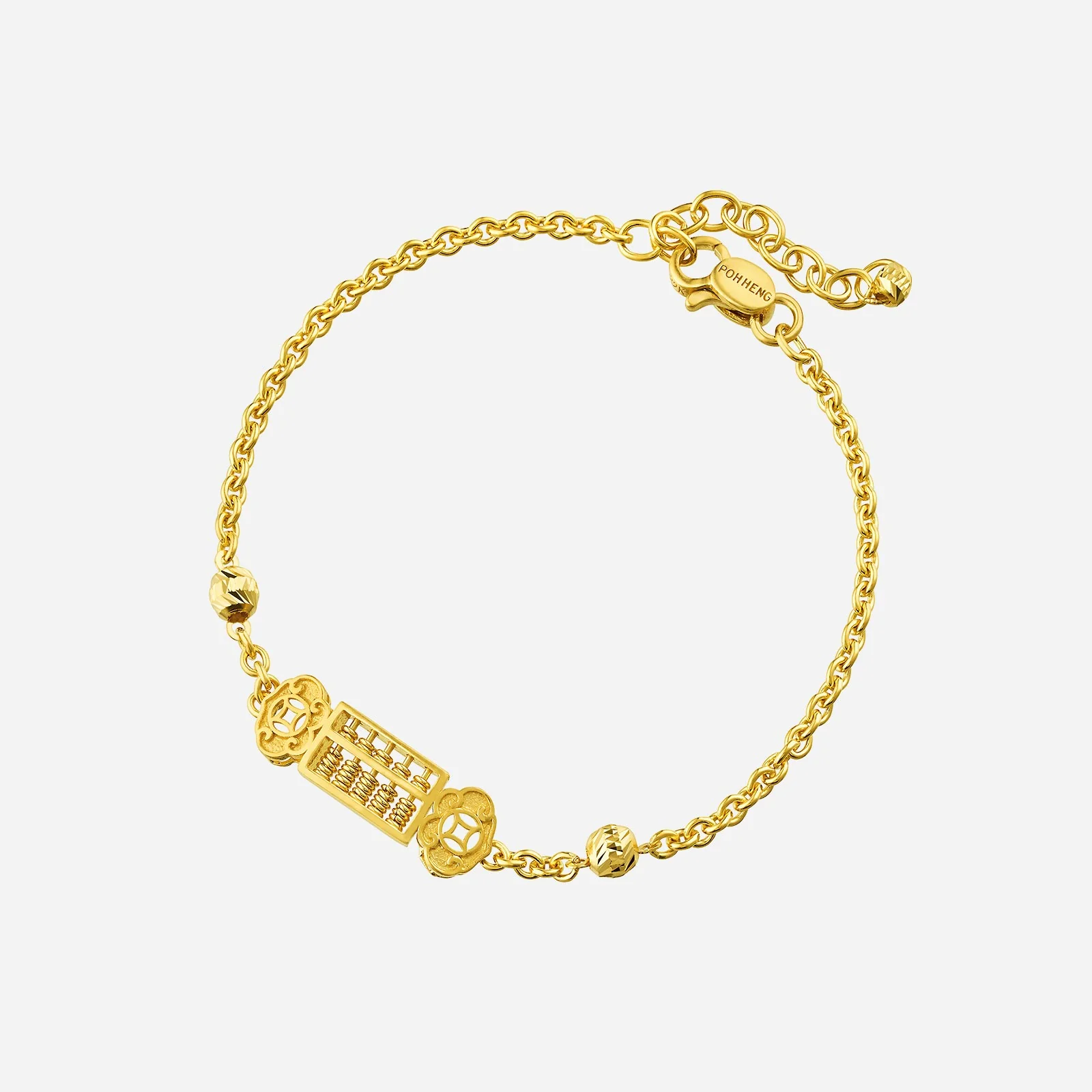 Abacus Bracelet in Yellow Gold (E22KABACUS0490A)