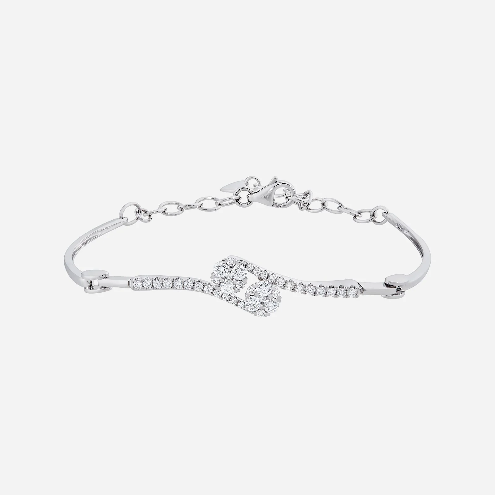 Allium Diamond Bracelet in White Gold (EDIAGROUP117V0511A)