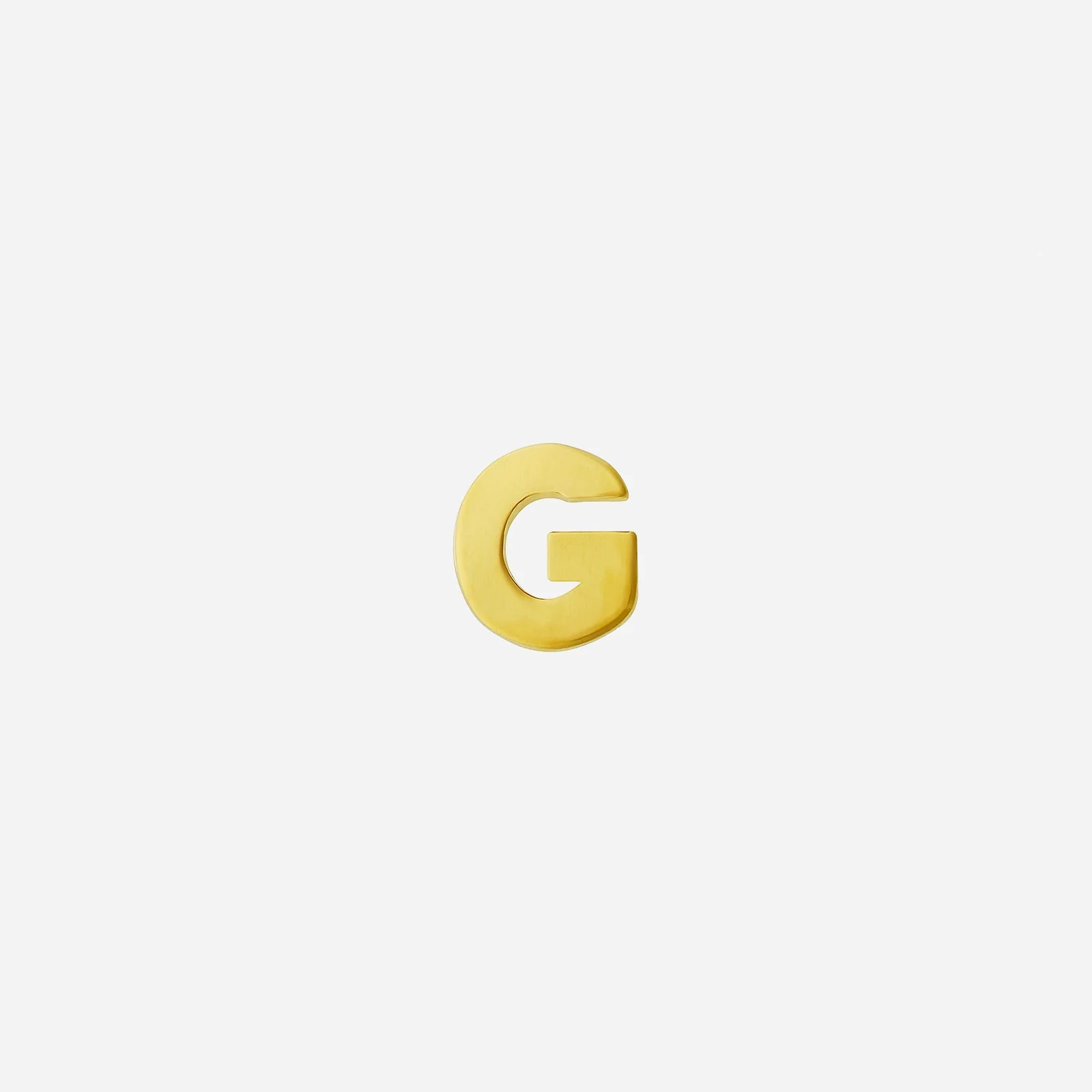 Alphabet G Earring in Yellow Gold (H22KALPHAG1457A)