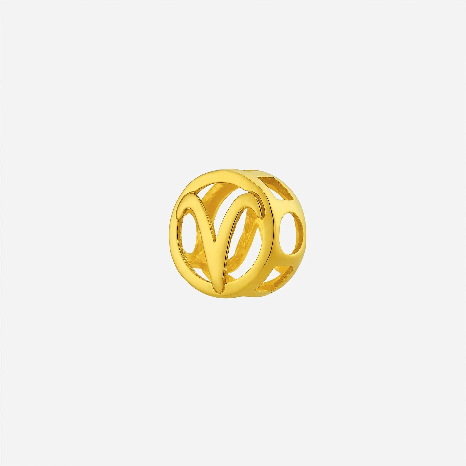 Aries Charm Pendant in Yellow Gold (G22KHOROSCOPEAR1968A)