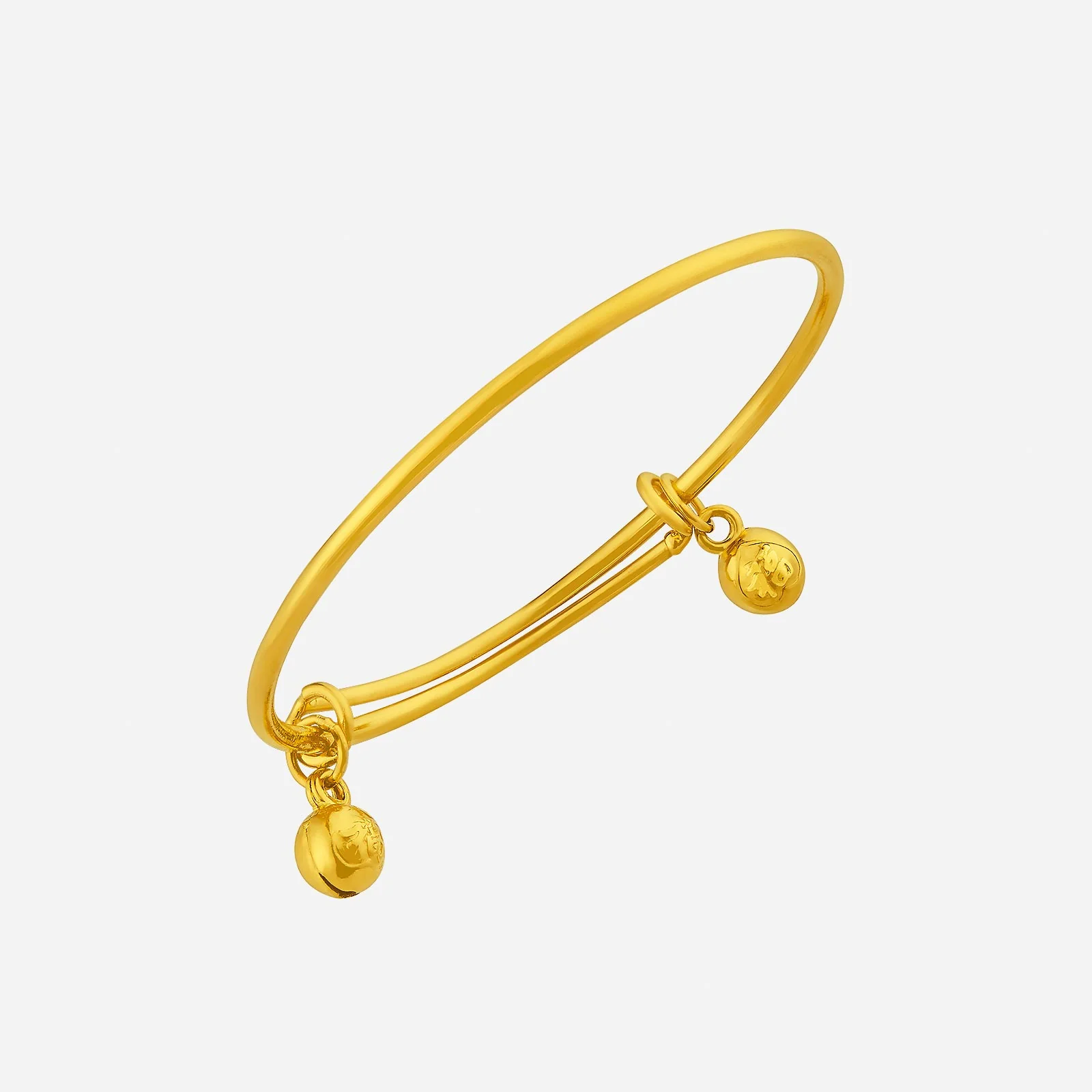 Baby Bangle in Yellow Gold (D999STYLE0314A)
