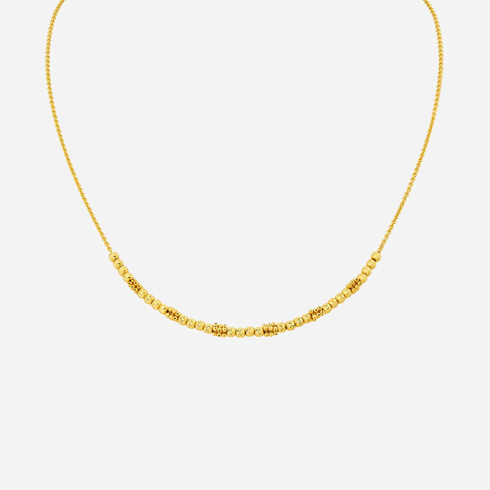 Beaded Necklace in Yellow Gold (F22KSTYLE0439A)