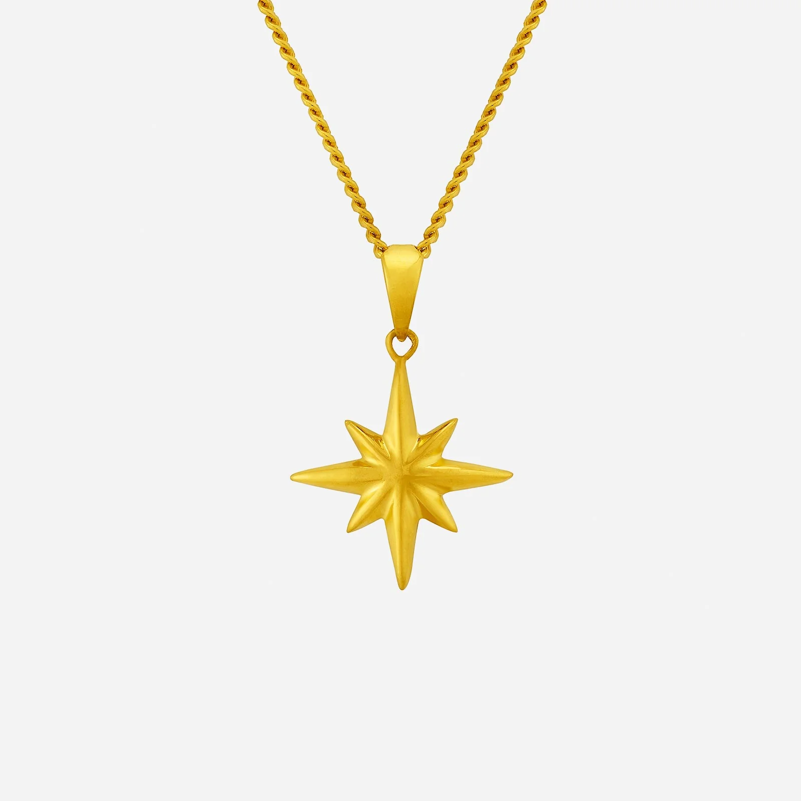 Bling Stellar Pendant in Yellow Gold (G999STYLE1608A)