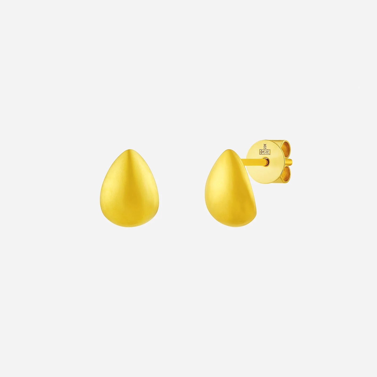 Droplet Earrings in Yellow Gold (H22KGROUP267V1636A)