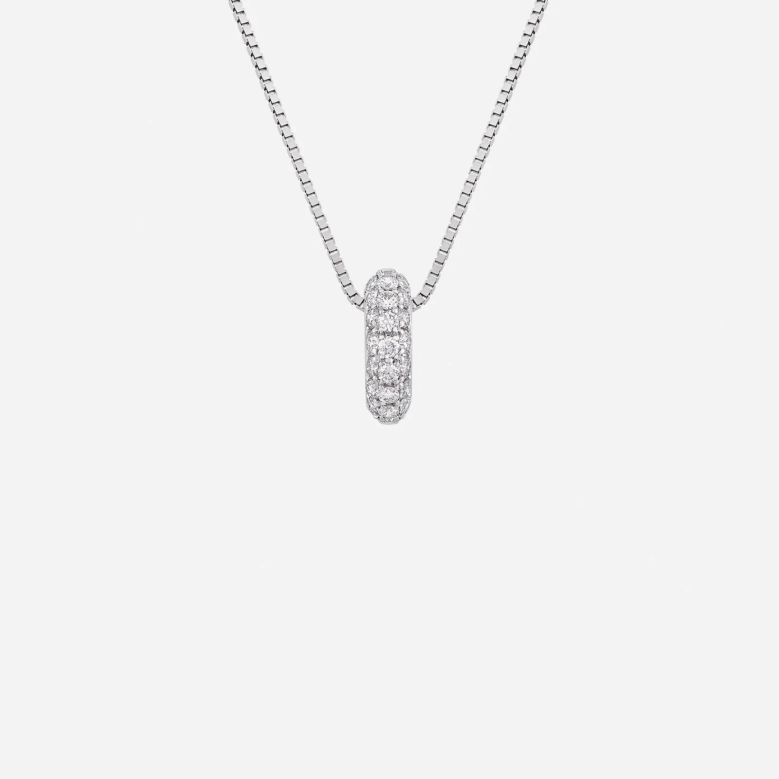 Eternity Glow Diamond Pendant in White Gold (GDIAGROUP227V1776A)