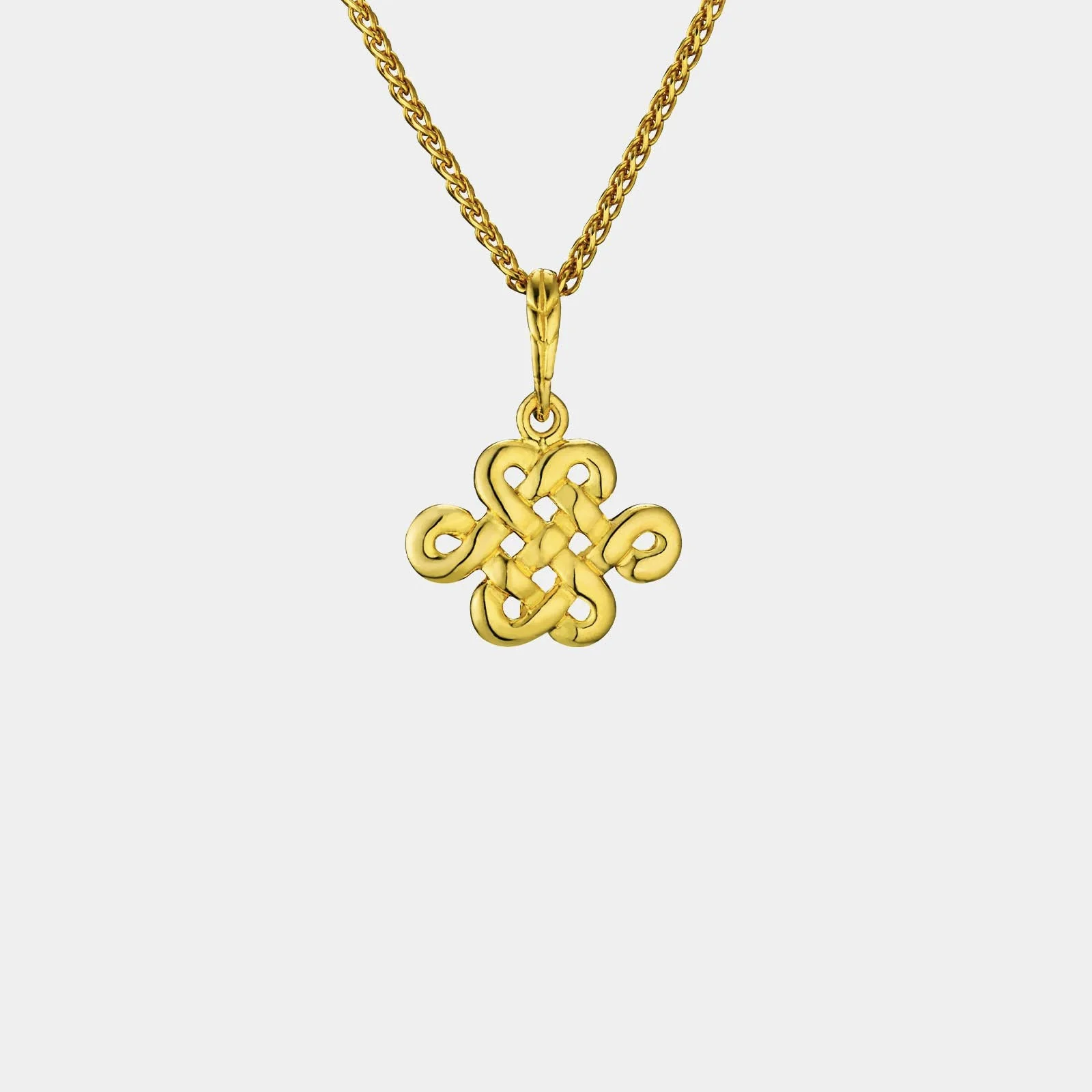 Eternity Knot Pendant in Yellow Gold (GGROUP037F0002A)