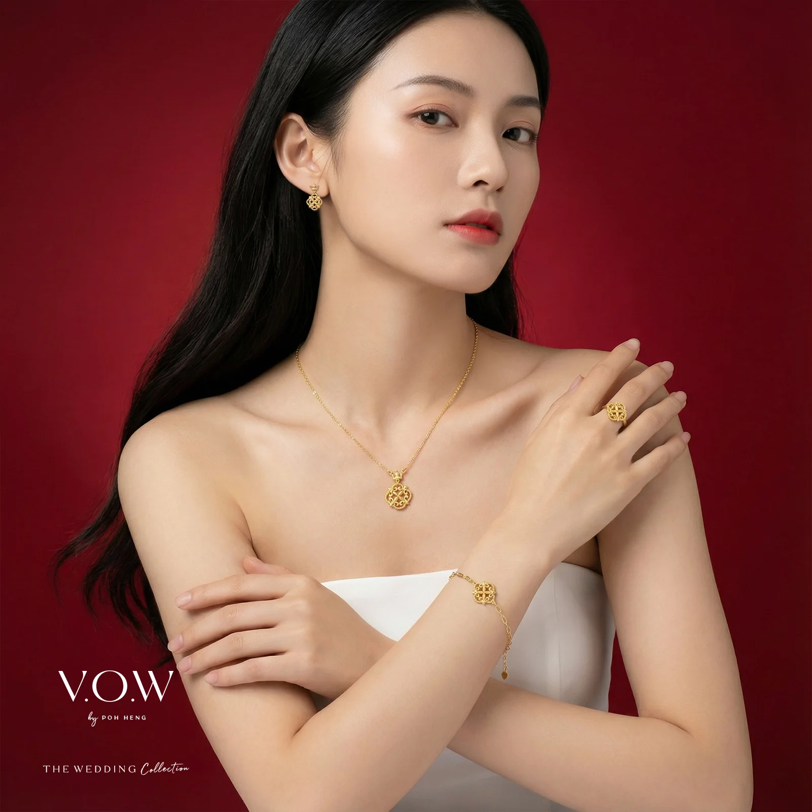 Euphorbia Bracelet in Yellow Gold (E999GROUP137V0533A) - Image 3