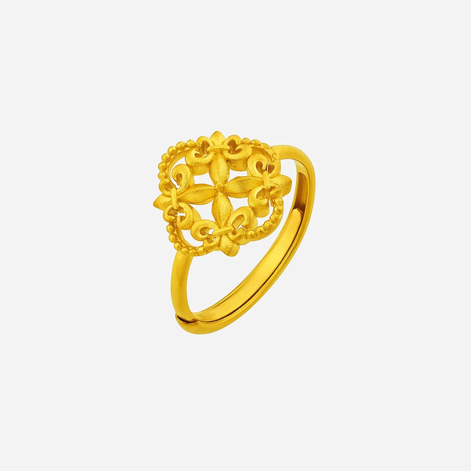 Euphorbia Ring in Yellow Gold (A999GROUP137V0877A)