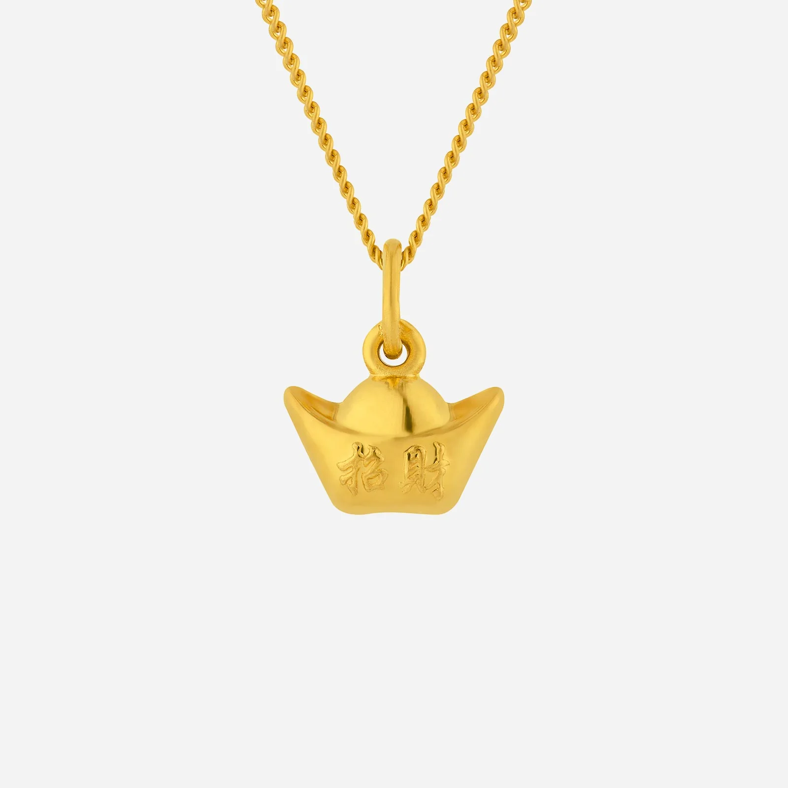 Gold Prosperity Pendant in Yellow Gold (G999STYLE1333A)