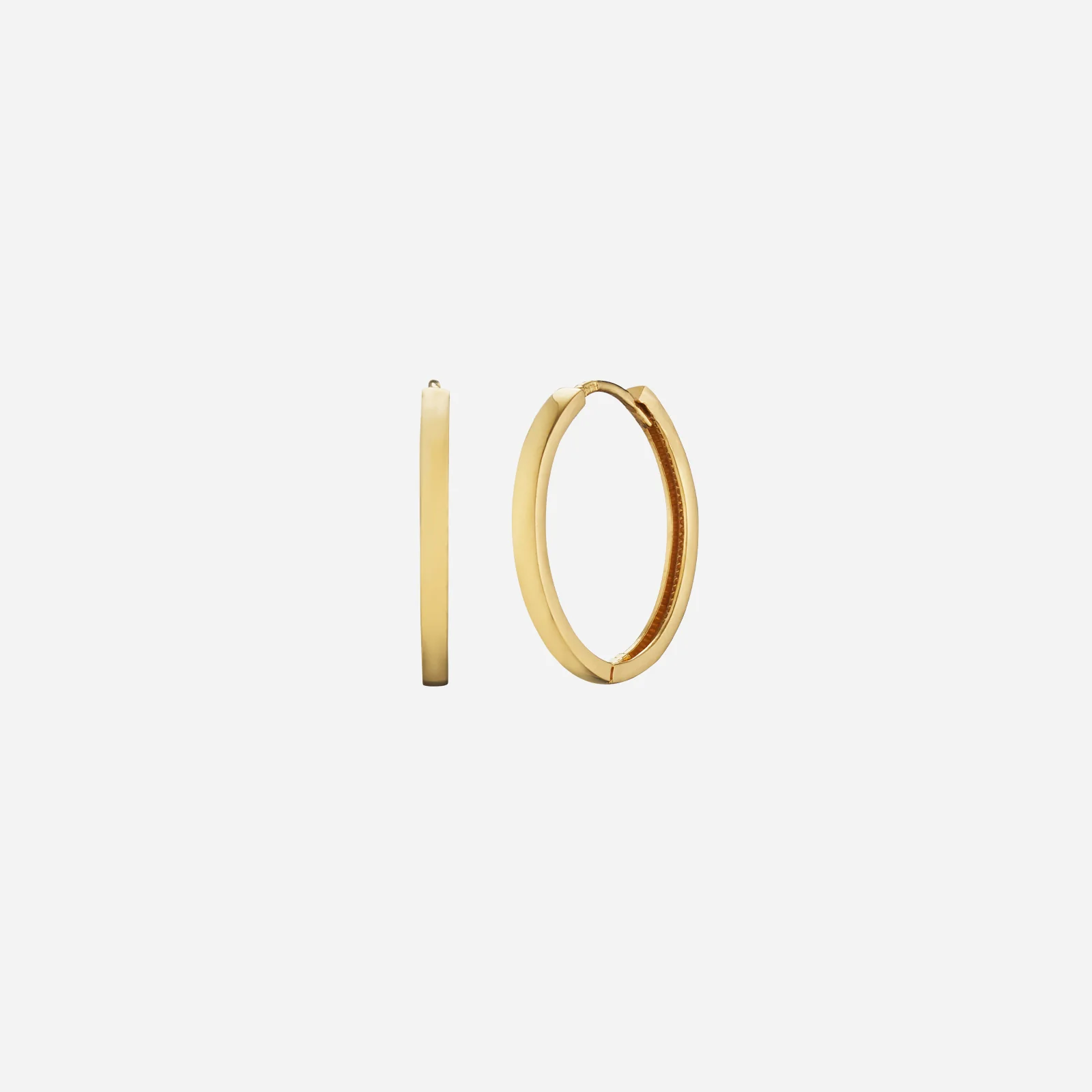 Huggie Earrings in Yellow Gold (H22KHUGGIEFL1121112A)