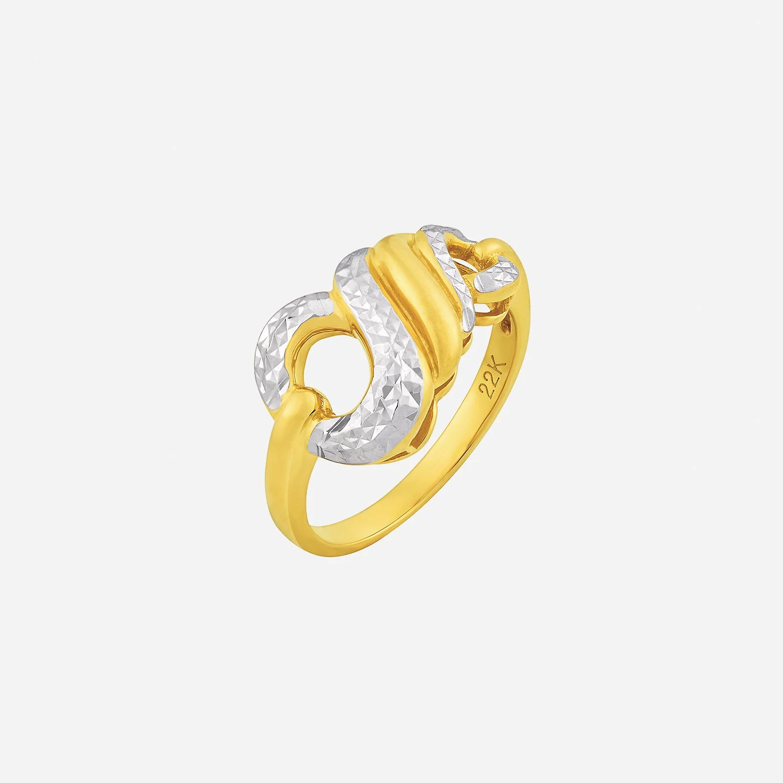 Infinite Love Ring in Yellow White Gold (A22KGROUP143V0882A)