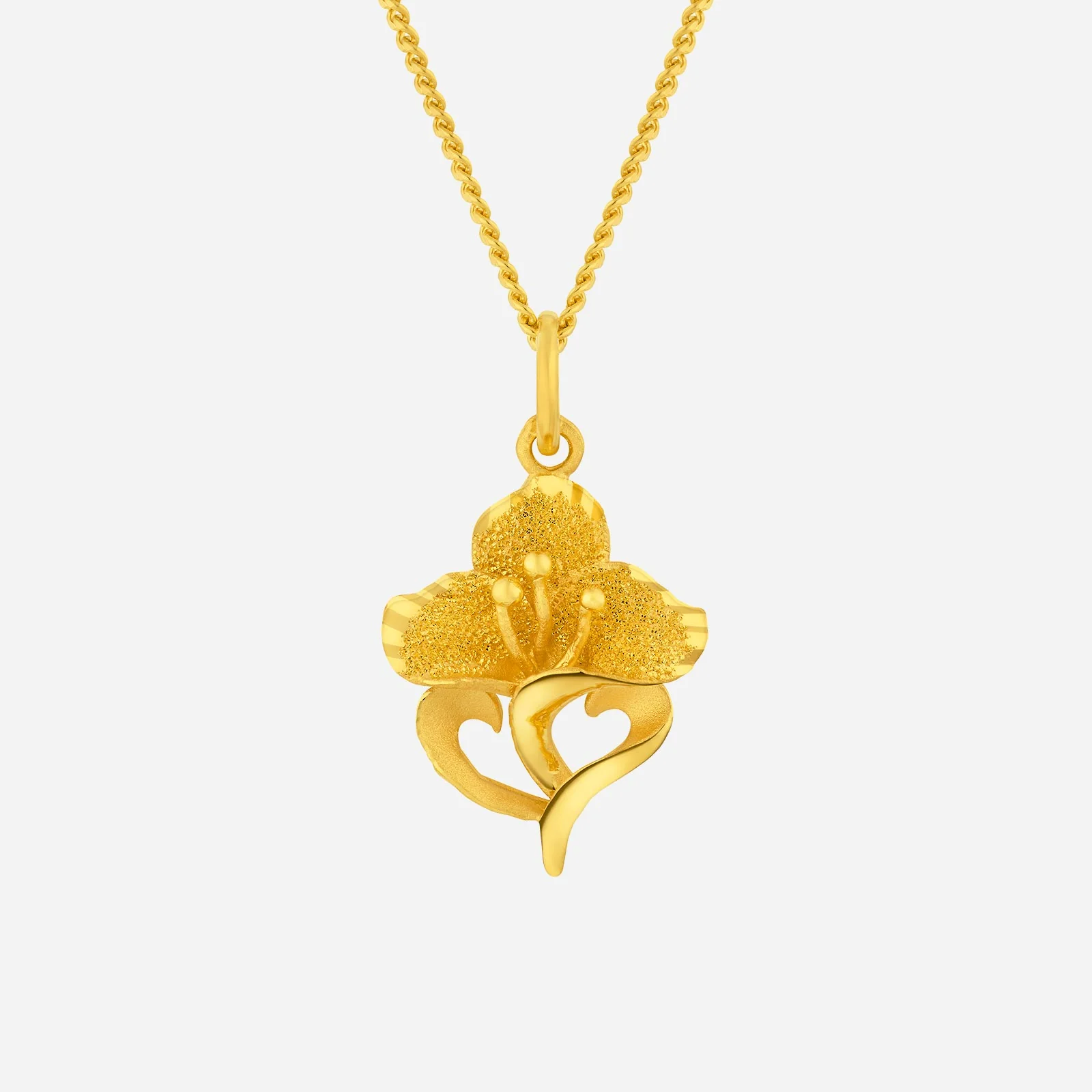 Lily Pendant in Yellow Gold (G999STYLE1331A)