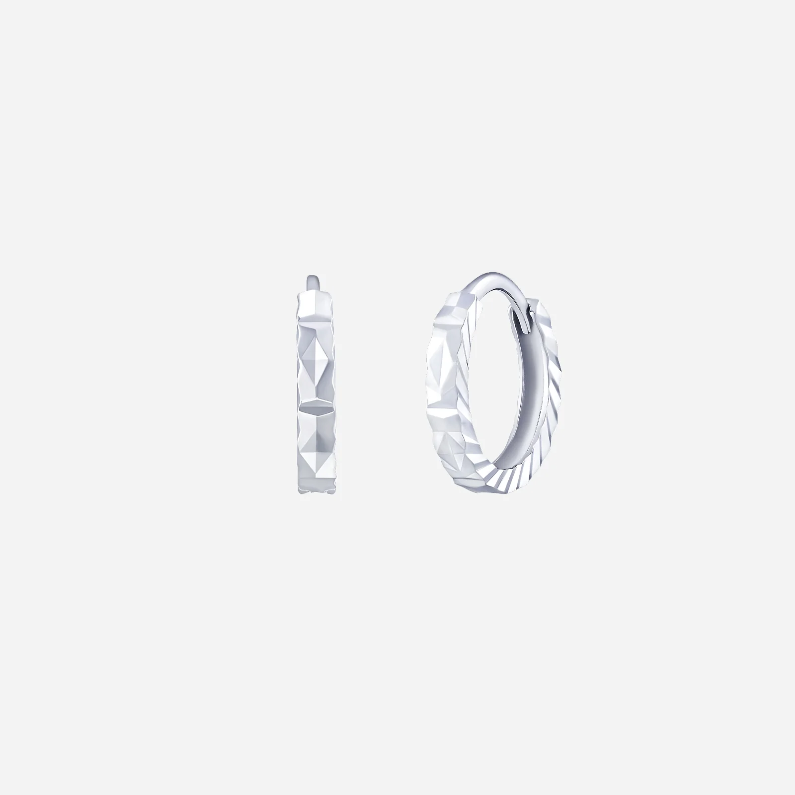 Luxe Gleam Earrings in White Gold (H750STYLE1745A)