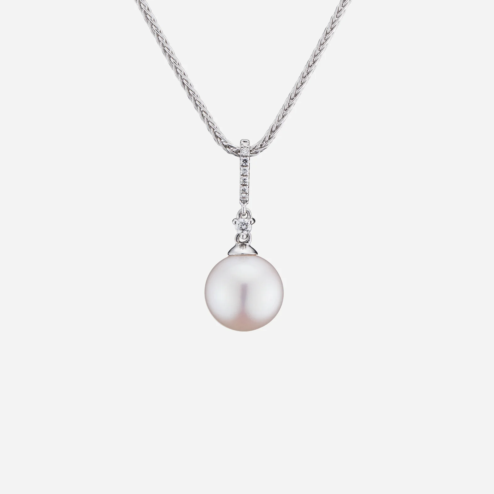 Pearl Diamond Pendant in White Gold (GSTYLE006S0073A)