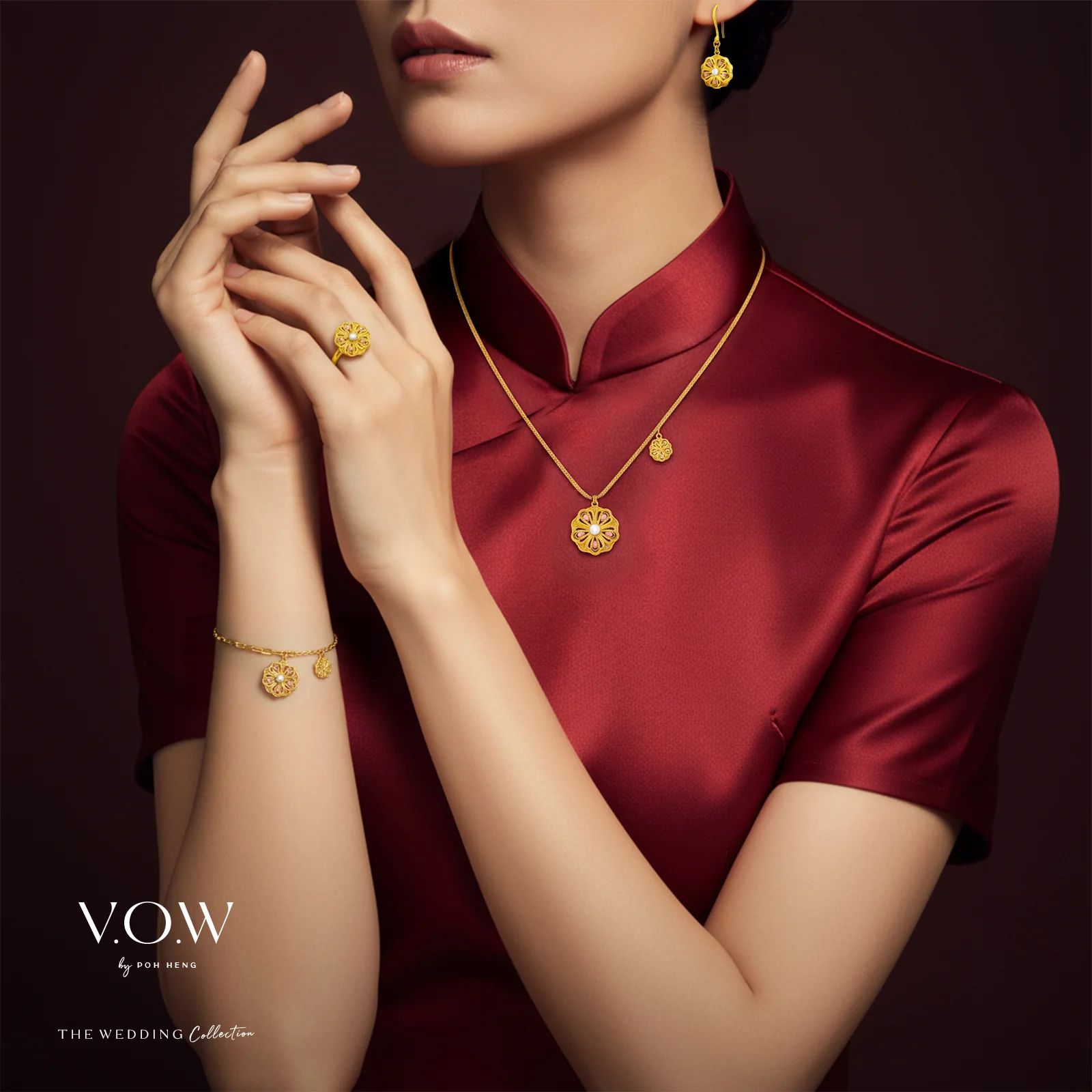 Radiant Blossom Ring in Yellow Gold (A999GROUP270V1166A) - Image 3