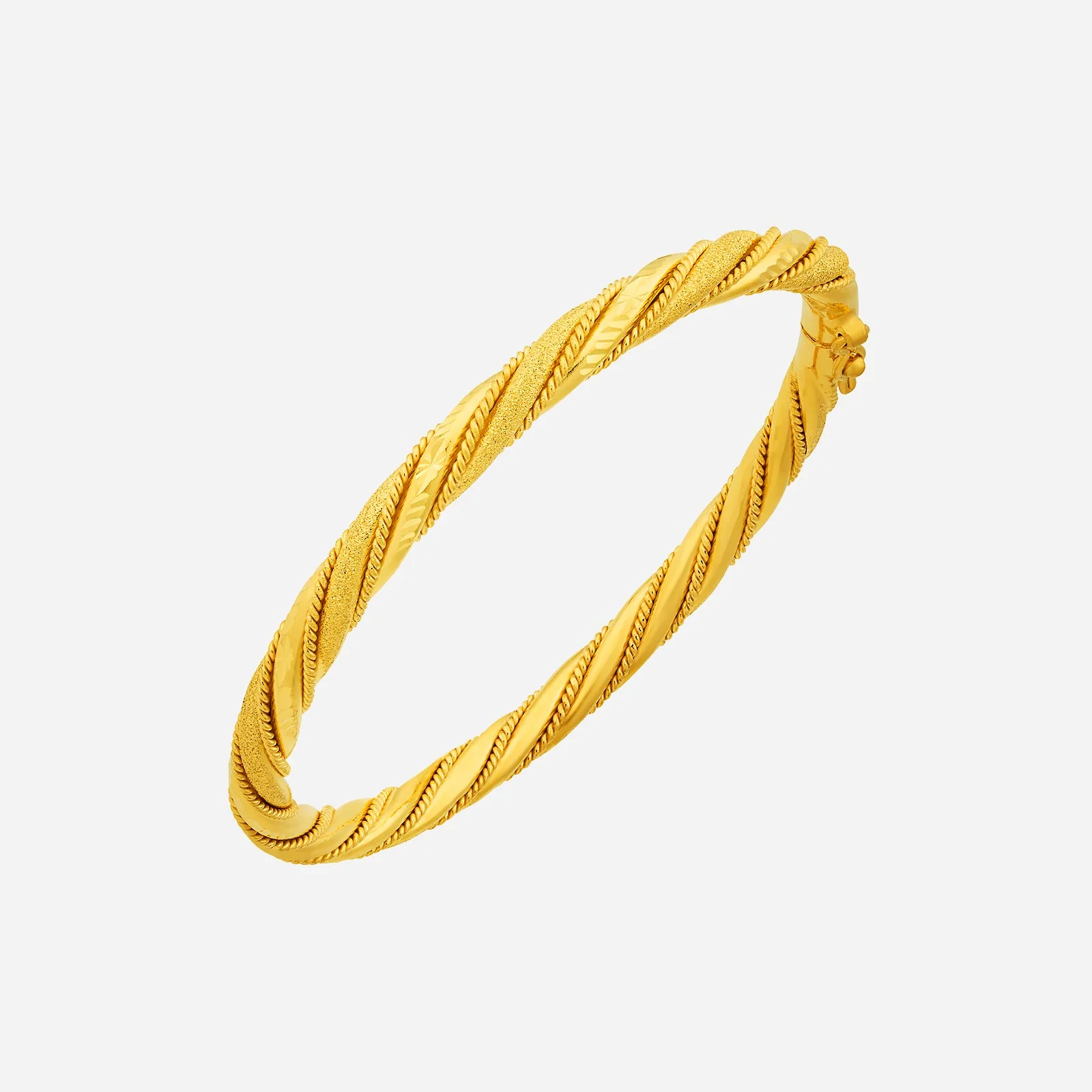 Resilience Bangle in Yellow Gold (DSTYLES024F0187A)