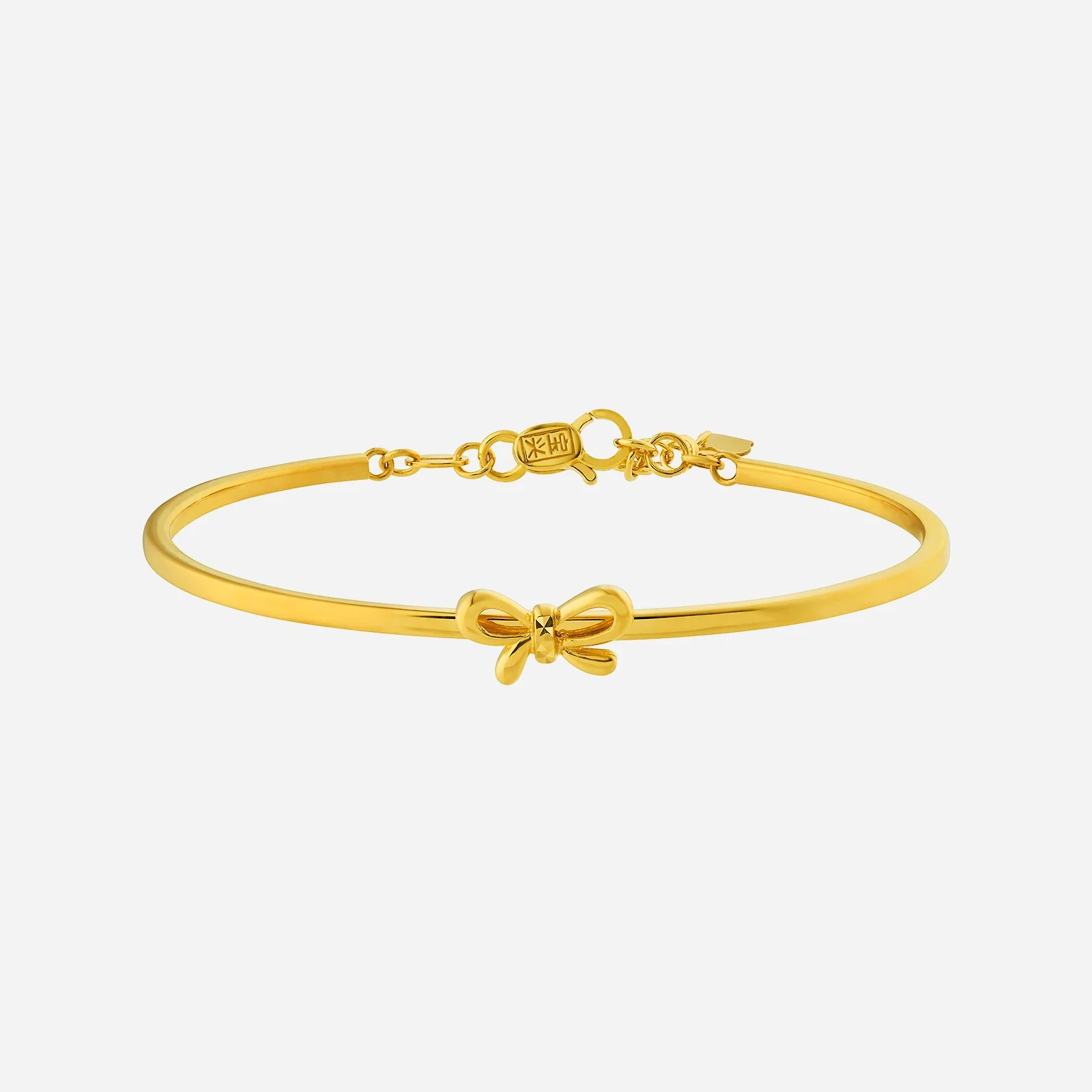 Ribbon Bangle in Yellow Gold (DSTYLES259S0018A)