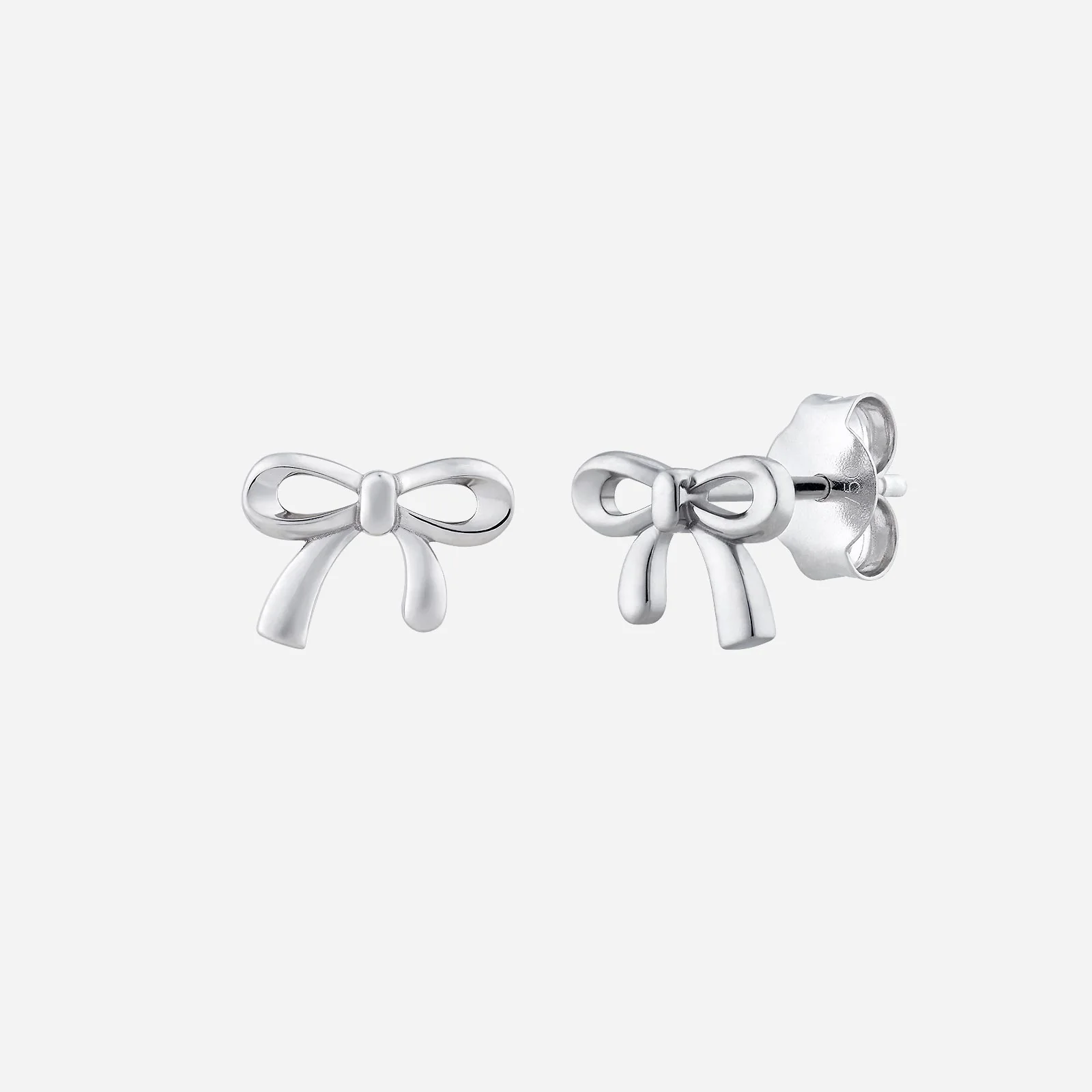 Ribbons Earrings in White Gold (H750STYLE1341A)