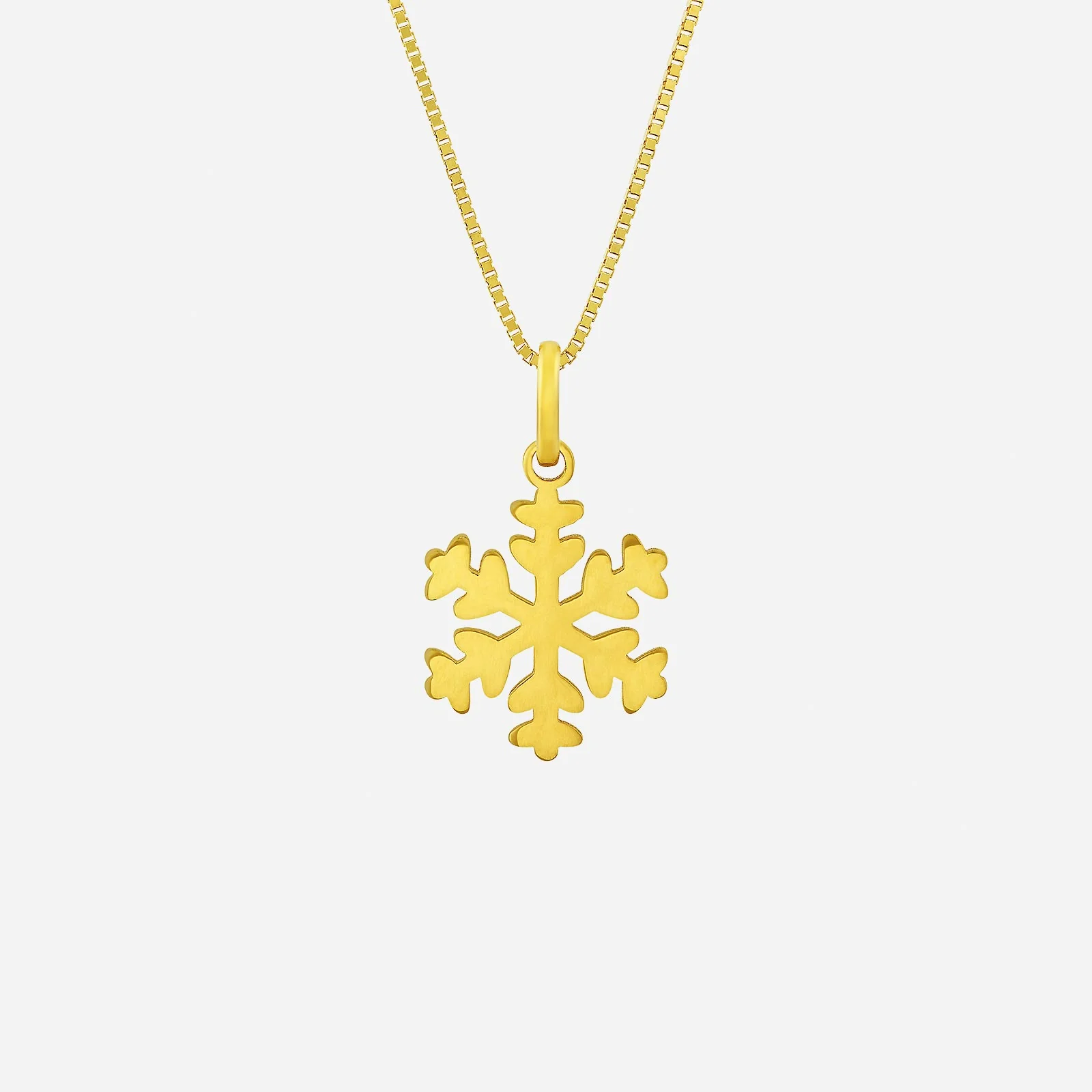 Snowflake Pendant in Yellow Gold (G22KSTYLE1600A)