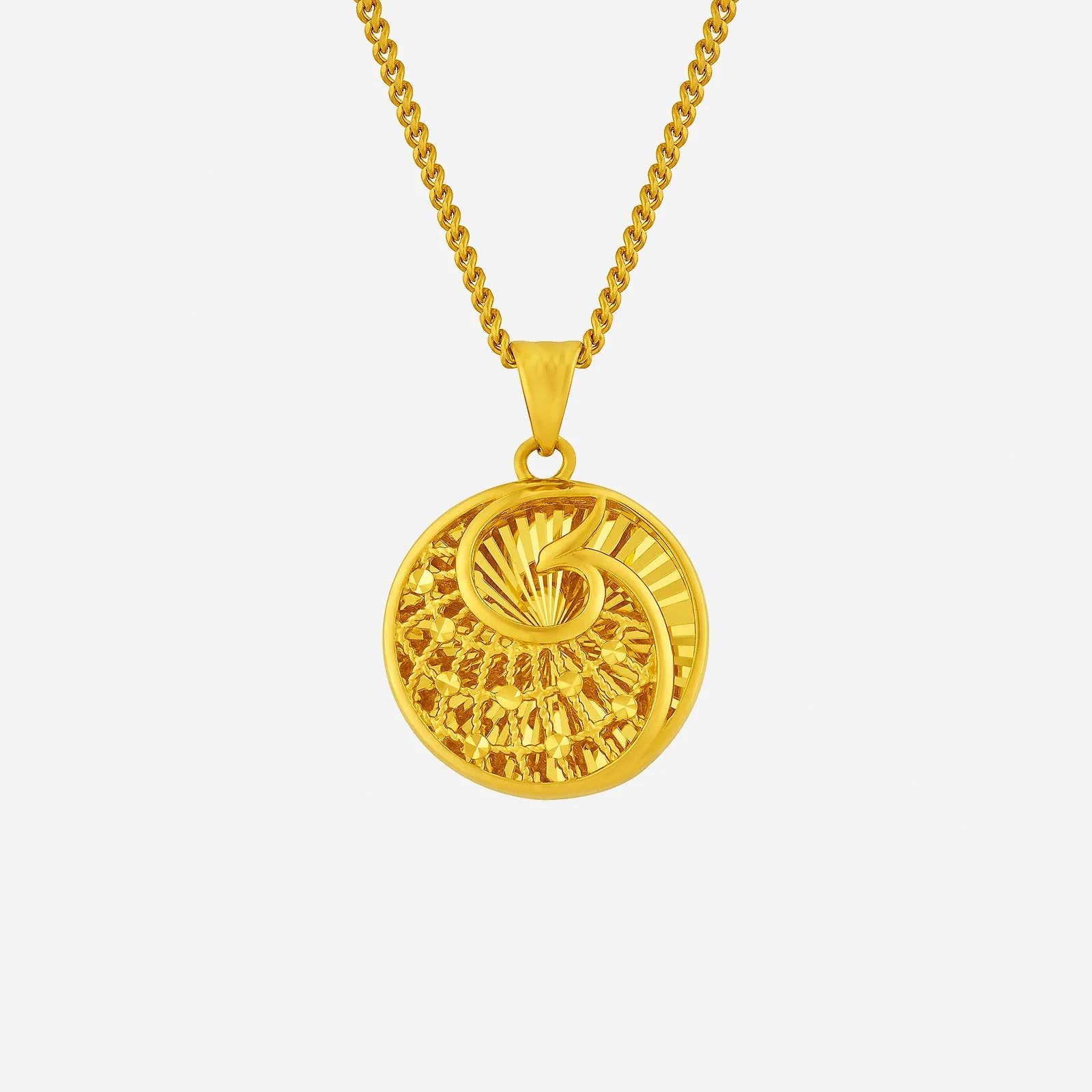 Soaring Phoenix Pendant in Yellow Gold (G999STYLE1671A)