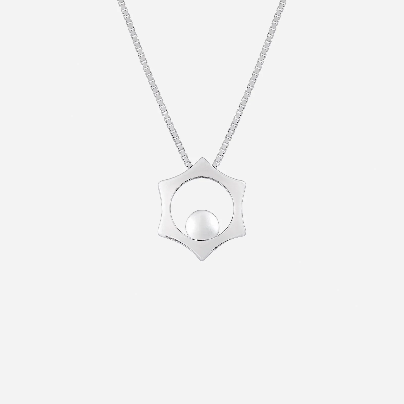 Star Pendant in White Gold (G750STYLE1637A)