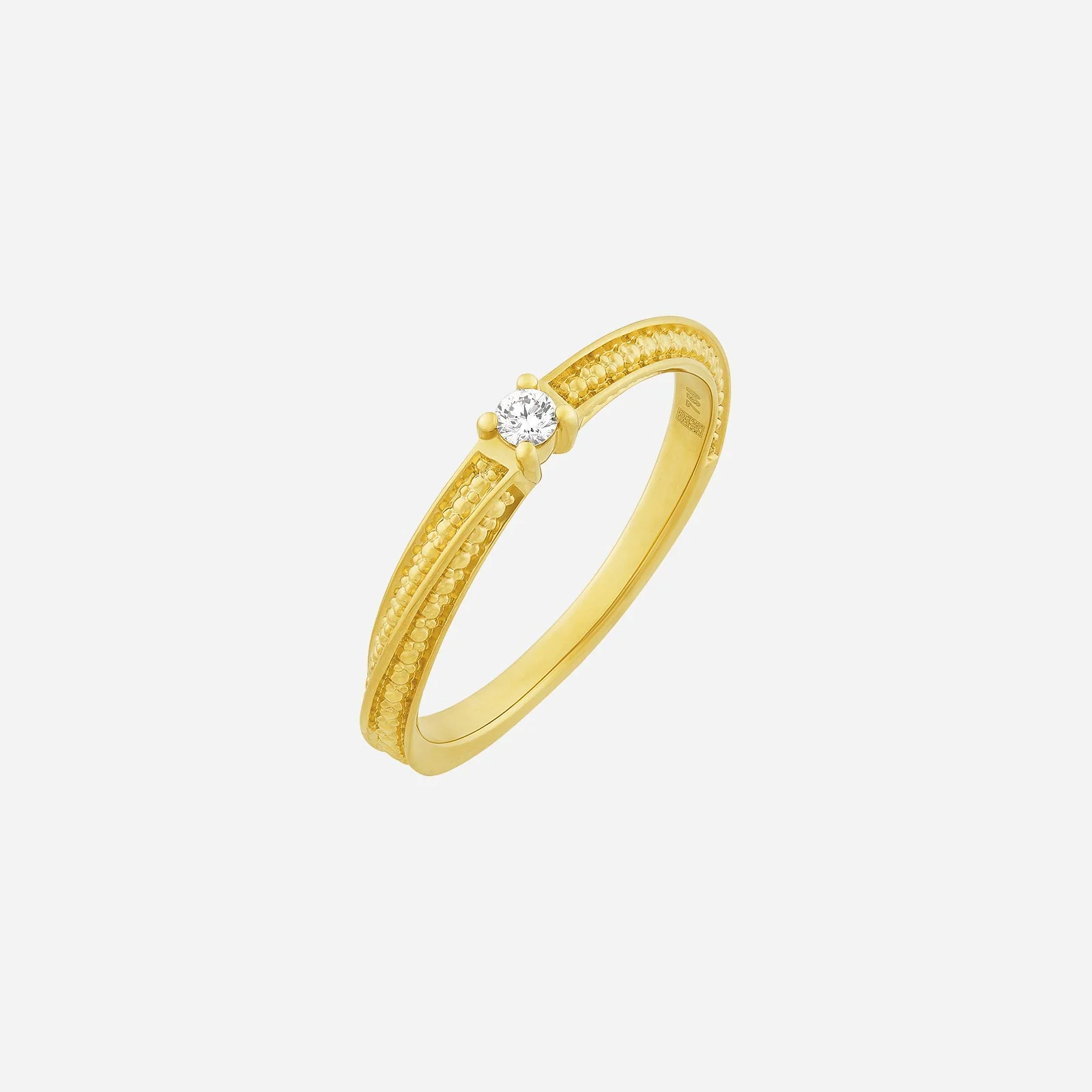 Stella Spark Diamond Ring in Yellow Gold (ADIAGROUP216V1042A)