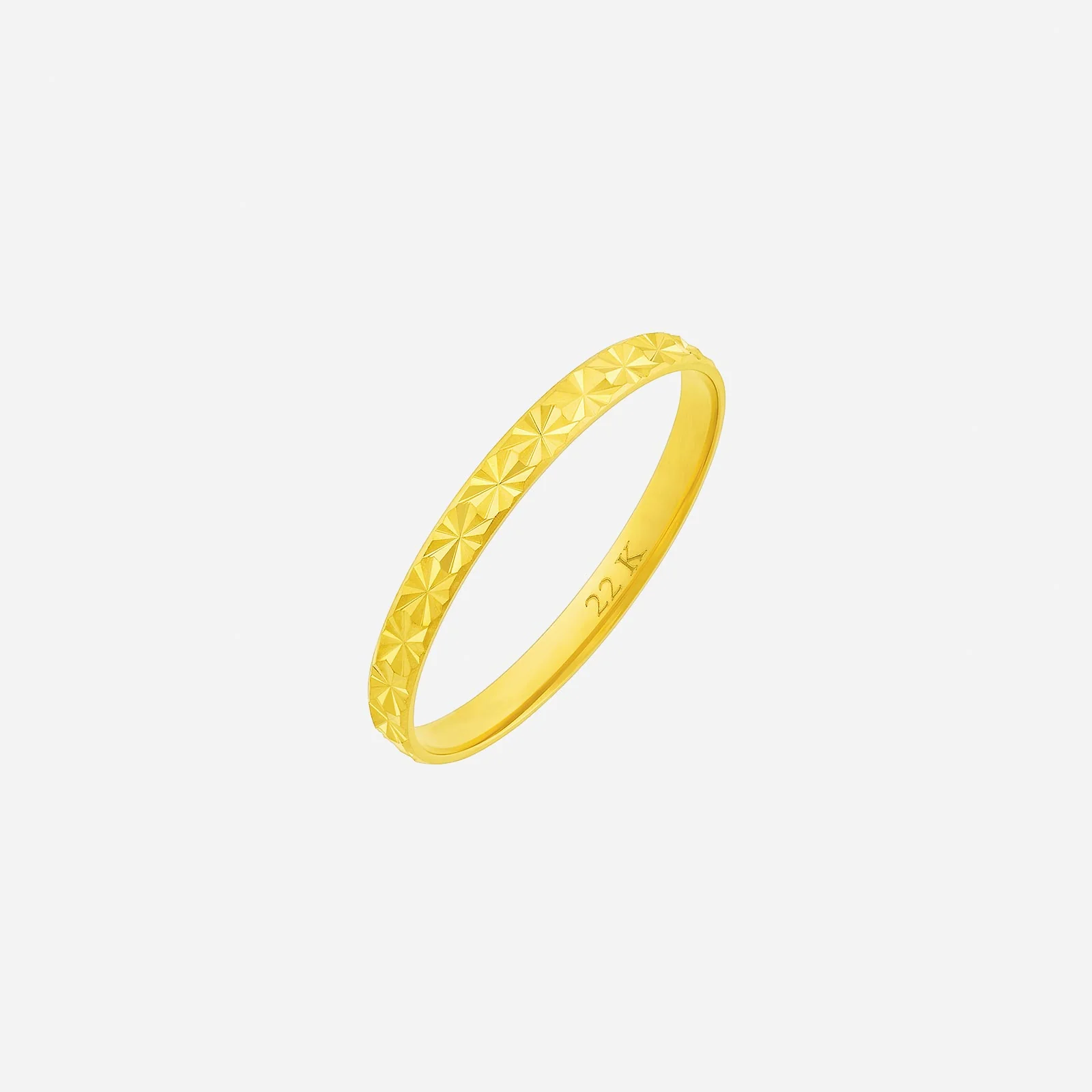 Textured Band in Yellow Gold (C22KWBAND0380200153A)