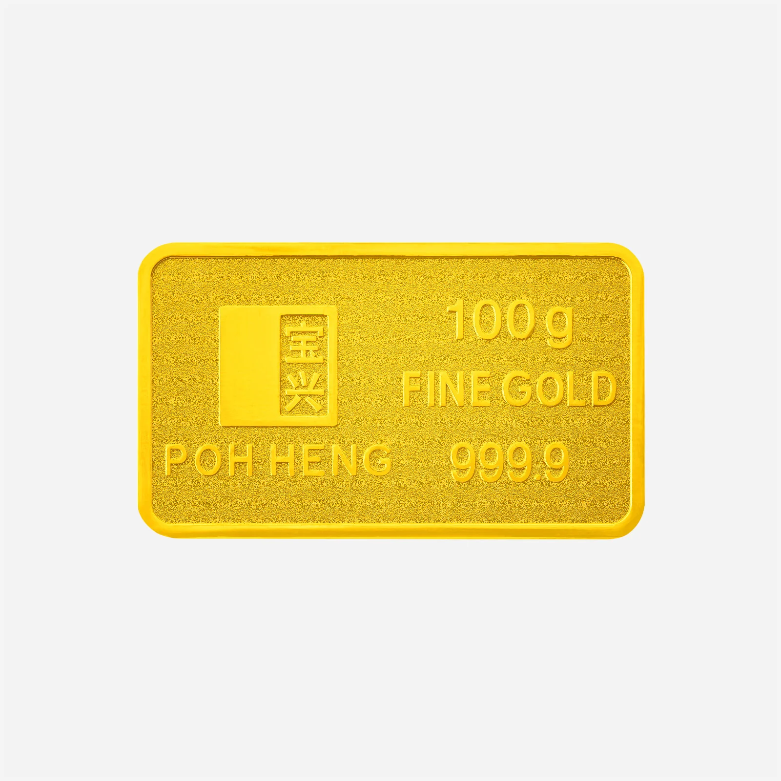 Treasures Horse 100gm Gold Bar in Yellow Gold (XHORSE1000033A) - Image 2