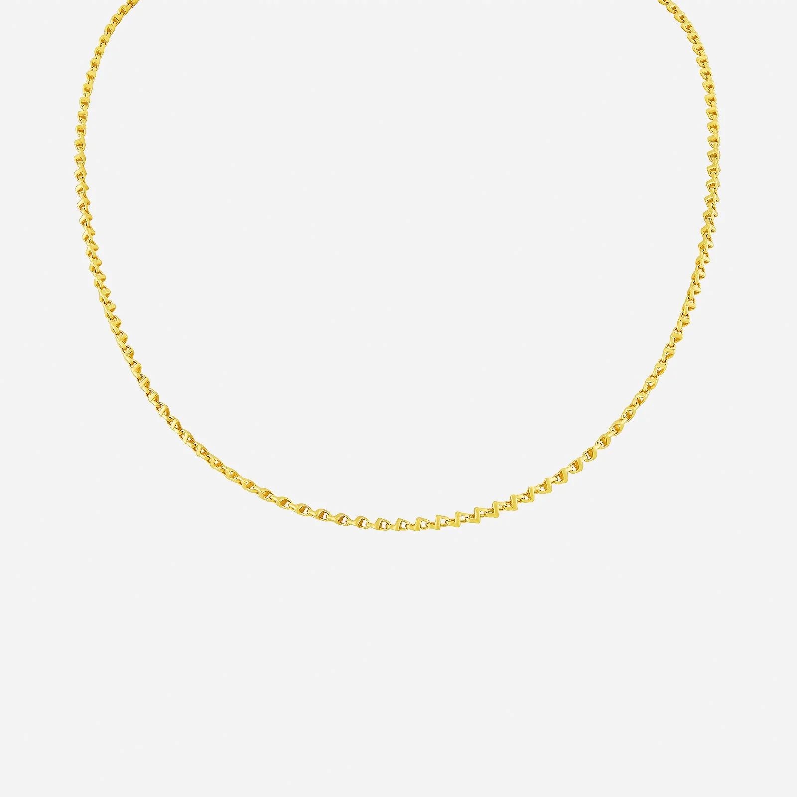 Twirling Grace Necklace in Yellow Gold (F22KGROUP235V0549A)