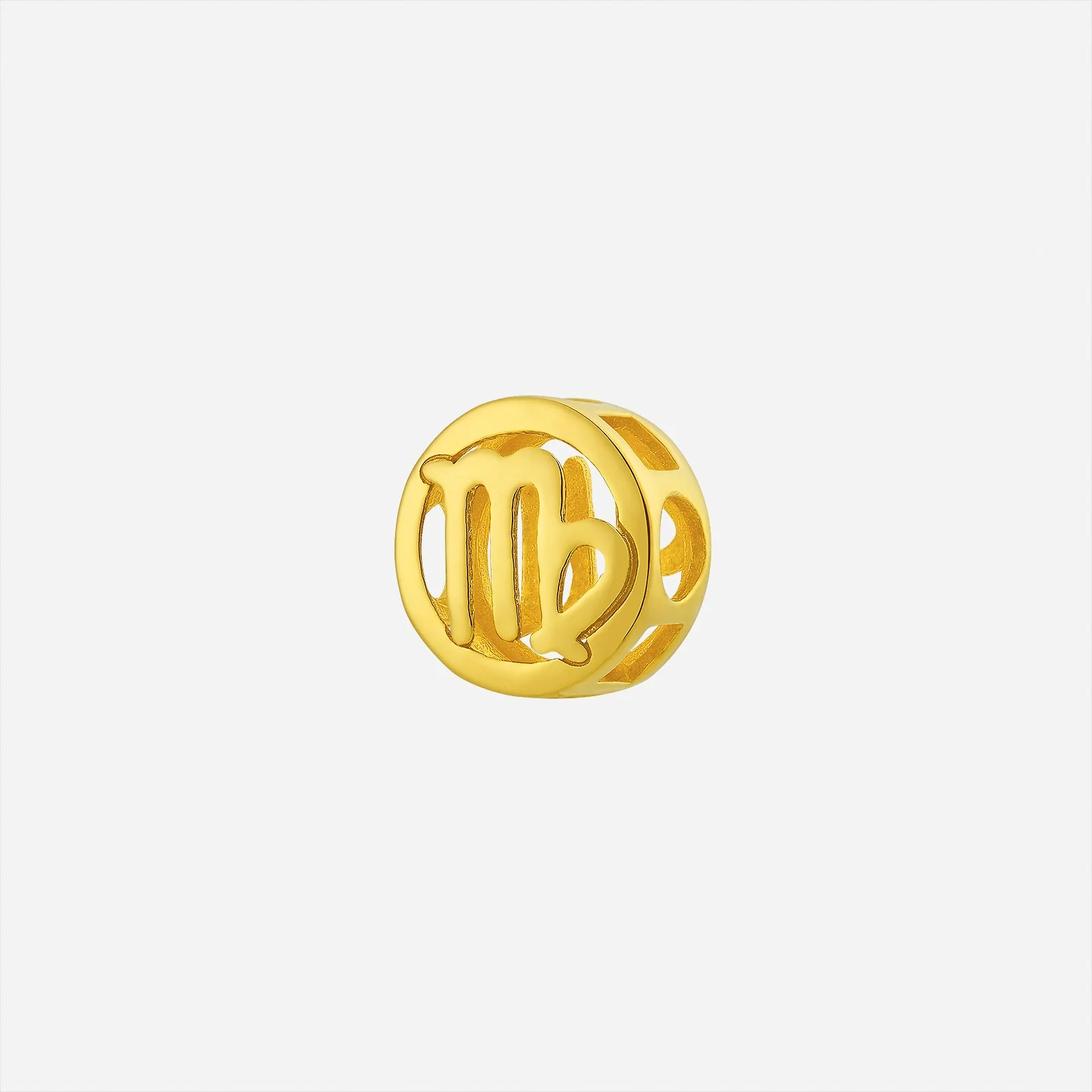 Virgo Charm Pendant in Yellow Gold (G22KHOROSCOPEVI1973A)
